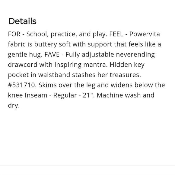 Athleta Girls Chit Chat Kick Flare Capri, Blue/Green Swirl, Size Large/12, NWT - Picture 7 of 7